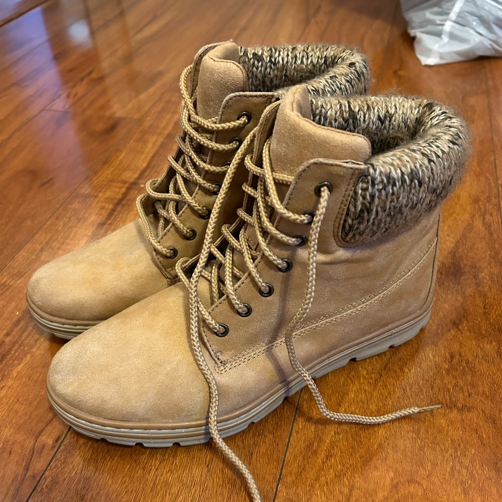 tan boots